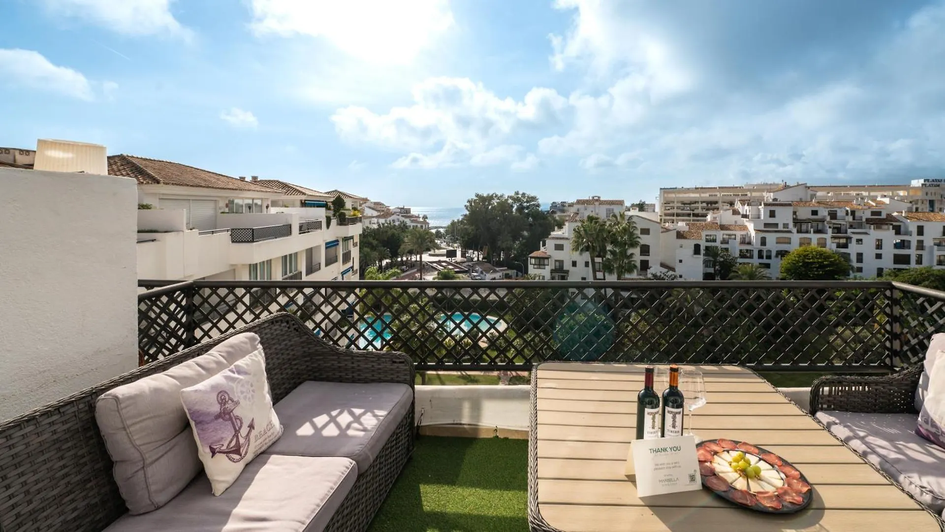 Mediterranean Dream Banus Penthouse With Seaviews Marbella Spain